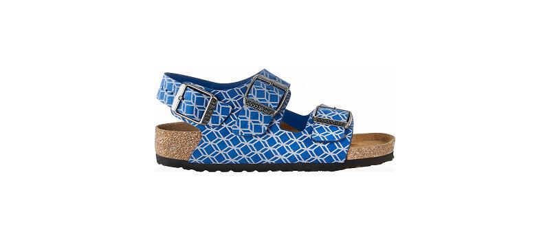 Birkenstock Microfibre Narrow Milano Børn Blå | DK 144NWY